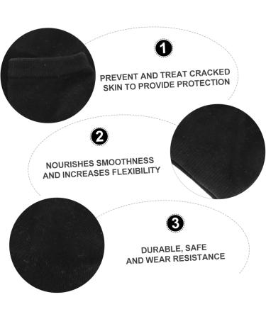 minkissy 2 Pairs Gel Heel Socks Aloe Socks Essential Oils Socks Open Toe Socks Gel Moisturising Socks Breathable Socks Silicone Gel Anti-Crack Socks Men and Women Ordinary Protector Cotton - Buy Online on GoSupps.com