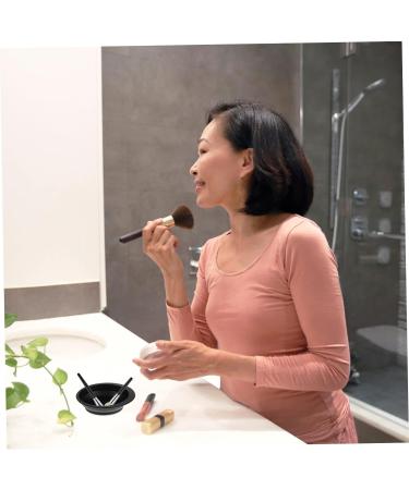 HAPINARY of makeup brush Makeup Brush Cleaning Pad cosmetic brush mat makeup brush cleaning bowl brush washing mat make up kit Brush Cleaning Tool not hurt Makeup Tools Silica gel - Buy Online on GoSupps.com