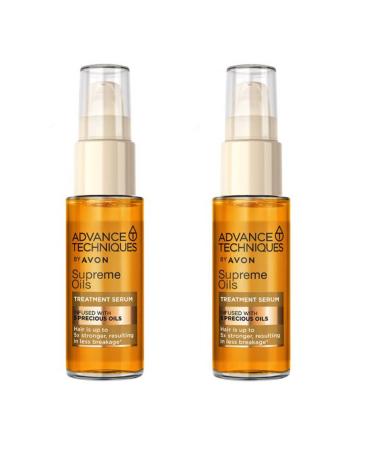 Avon Advance Techniques SUPREME OILS Treatment Serum 2 pieces of 30ml intensively nourishing serum with 5 oils