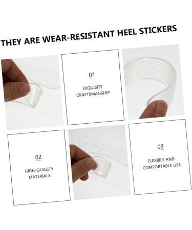 FRCOLOR 4 Pairs Anti-Wear Heel Stickers & Cushions - Adhesive Heel Grips for Foot Protection - Portable Gel Foot Supplies - Buy Online on GoSupps.com