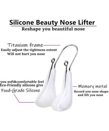 Buy Nose Up Lifting Magic Nose Shaper Clip - Beauty Nose Bridge Straightener Corrector | Pain-Free Slimming Tool - Pink | International Shipping - Buy Online on GoSupps.com