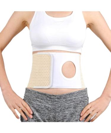 XJzhang Stoma belt support stoma support stoma-hernia belts for men and women inguinal bandage for hernia protection for colostomybound vestibule with a stoma opening 7cm L