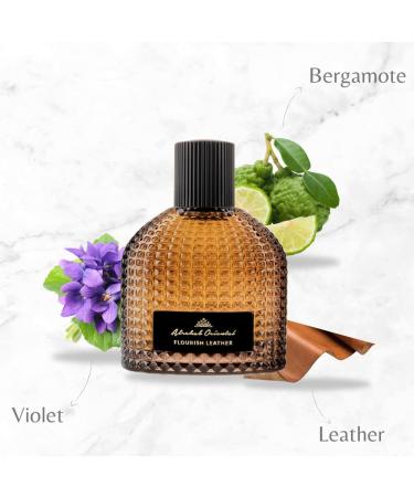 Flourish Leather - Parfum Spray - For Men - by Al-Rehab Oriental - 75ml(2.53 Fl Oz) - Buy Online on GoSupps.com