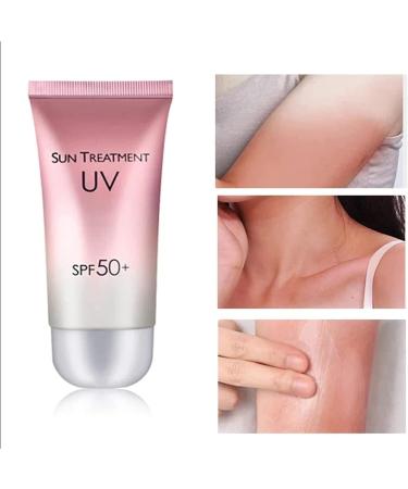 DUBUSH UV Isolation Sunscreen Cream Spf50+ Ultra-Moisturizing Sunscreen Cream Spf50+ Long-Lasting Waterproof Anti-Sweat Sunscreen Cream for Face and Body - Buy Online on GoSupps.com