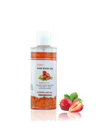Yoni Wash Feminine Wash for Women pH Balance Vaginal Wash Body Wash for Women Intimate Moisturizing Strawberry Scent Vagina Wash