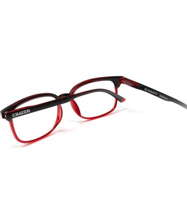 El Charro Hawaii Black & Red Reading Glasses +1.50 | Stylish & Lightweight | International Shipping - Buy Online on GoSupps.com