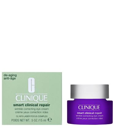 Clinique Smart Wrinkle Correcting Eye Cream 0.5 oz - Full Size 15 ml - Buy Online on GoSupps.com