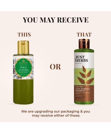 8 in 1 Root Nourishing Amla Neem Shampoo - 200 ml | Herbal Hair Care for All Hair Types | International Shipping Available - Buy Online on GoSupps.com