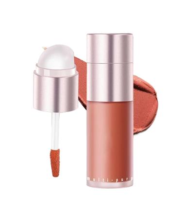 Cream Blush | Liquid Stick Lip And Cheek Eyeshadow | Cosmetic Double Nozzle Long Lasting For Women Girls | Travel School Birthday Party Holiday Christmas Wedding