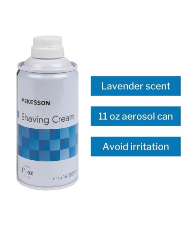 McKesson Foamy Lavender Shave Cream 11 oz 12 Count - Men and Women - Pack of 12 - Buy Online on GoSupps.com