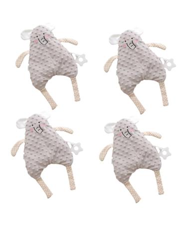 Ciieeo toys 4 pieces of baby comfort towel Newborn towels for little girl baby pacifier ceiling baby bitter cloth cuddling blanket for babies bite soothing towel doll