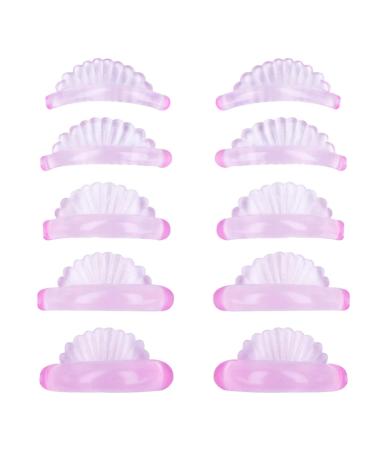Eyelash Perming Pads Eyelash Perming Curler Shield Pads with Seashells Design - Silicone Eyelash Perming Curler Lash Lifting Pads Eyelash Perming Curler Shield Pads Self-Adhesive