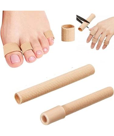 5 Piece Silicone Toe Protection Bandage Tube - Cuttable Gel Toe Caps & Separators for Injury Relief | 1.5x15cm 15mm Diameter - Buy Online on GoSupps.com