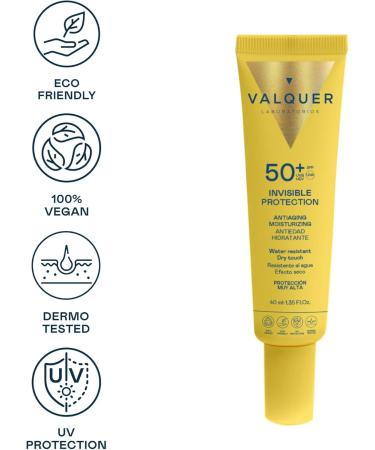 Valquer Laboratorios Invisible Protection Facial Serum SPF 50+ Anti-aging and Moisturizing - Buy Online on GoSupps.com