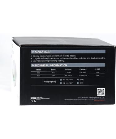 Buy Boxtech Aquarium Air Pump Kit - Bladder Stone Check Valve & Control Valve for 1-150L Aquariums - 1.7W Oxygen Pump - Buy Online on GoSupps.com