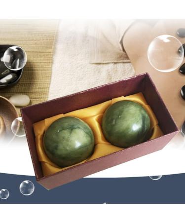 Jade Massage Balls - Hand Health & Stress Relief Set | 2pcs Baoding Balls for Exercise & Therapy - Buy Online on GoSupps.com