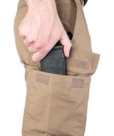 LA Police Gear Men's Core Cargo Tactical Pants - Ripstop, Stretch Waistband, CCW - Midnight - Size 40W x 30L - Buy Online on GoSupps.com