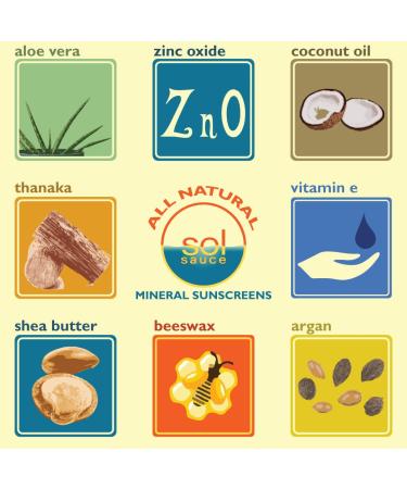 Sol Sauce Colorful Zinc Sunscreen Sticks All Natural Non-Toxic Reef Safe Non-Staining Plastic-Free Packaging yellow blue and purple - Buy Online on GoSupps.com