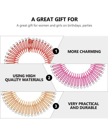 Lurrose 13Pcs Stretch Hair Comb Band Set - Plastic Circular Tooth Headbands & Hair Wrap Holders for Women & Girls - Sport Hair Accessories - Buy Online on GoSupps.com