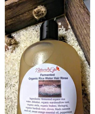 Nature's Ego Organic Fermented Rice Water Hair Rinse 8 oz
