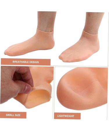 Beavorty 4 Pairs Exfoliating Moisturizing Socks Moisture Enhancing Socks Dry Cracked feet Socks feet Care Socks Cosmetic moisturizing Socks Beauty Socks Dead Skin Socks sebs Heel - Buy Online on GoSupps.com