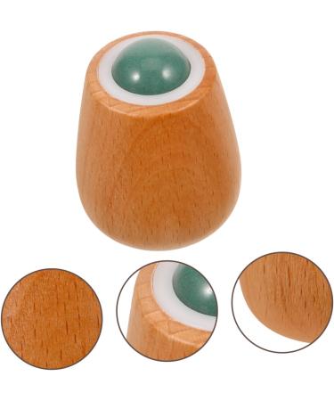 Buy Tovinanna Jade Face Massage Roller Set - 4 Pieces Facial Tools for Swelling Relief | Premium Quality Jade Rollers with Wooden Handle | International Shipping - Buy Online on GoSupps.com