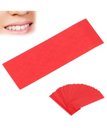 300 Pieces Dental Articulation Paper - Double-Sided Bite Stripes with Plastic Dispenser (Red) | Essential Dental Accessories for Dentists - Buy Online on GoSupps.com