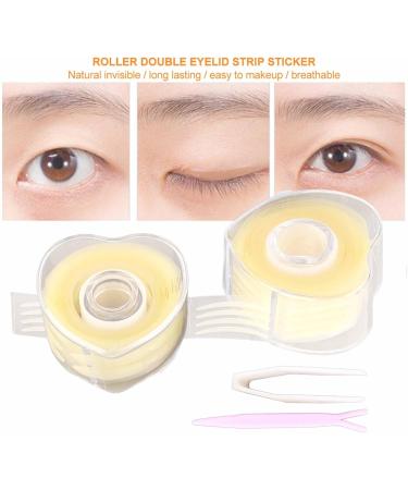 1200pcs Double Eyelid Tape Stealth Self-Adhesive Double Eyelid Stickers Double Eyelid Stickers Transparent Beige Stripe Self-Adhesive Double Eyelid Stickers - Buy Online on GoSupps.com
