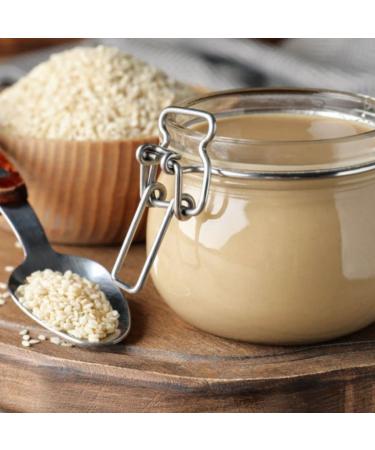 SEZGIN SAYAR Tahini - 100% Natural Sesame Paste | Vegan Gluten-Free No Preservatives | 3x600g Super Benefit Package for International Shipping - Buy Online on GoSupps.com