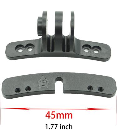 LYHgogo Paintball Mask Mount Clamps | Aluminum GoPro Connector Adapter for i4 i5 EVS Helmets - Black - Buy Online on GoSupps.com