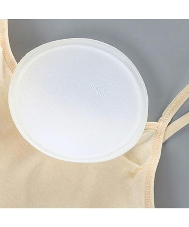 Ausuky Kids Girl Student Cotton Puberty Training Bra - Beige | Breathable & Comfortable - Buy Online on GoSupps.com
