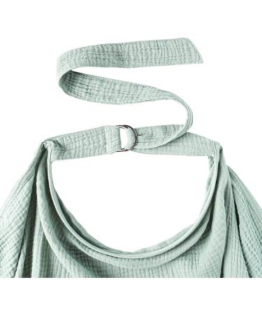 AlloFuu Nursing Cover Apron | Soft Breathable Nursing Scarf for On-the-Go - Green Nursing Cover - Buy Online on GoSupps.com