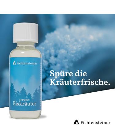 Fichtensteiner Sauna Infusion Ice Herbs 100ml - Economical Sauna Infusion Agent for 100+ Infusions | Premium Sauna Accessories - Buy Online on GoSupps.com