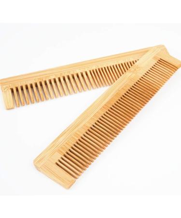 4 Pcs Wooden Comb Hair Comb Massage Comb Eco Friendly Zero Waste Bamboo Handmade Wood Hair Comb 5.35 ''/ 13.6cm for Women Men and Girls - Buy Online on GoSupps.com