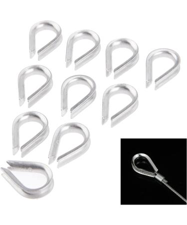 10Pcs 1/8 Wire Rope Chain Thimble for Boat Rigging | 316 Stainless | Anchor & Splicing Tool - Buy Online on GoSupps.com