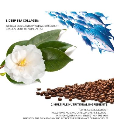 ROUSE Collagen Under Eye Patches with Caffeine - Dark Circles & Puffiness Treatment - 20 Pairs - Buy Online on GoSupps.com