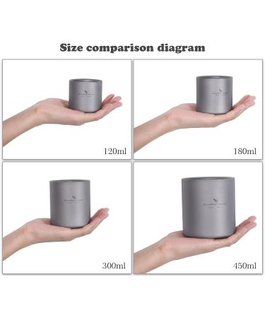Boundless Voyage Titanium 3-in-1 Double Walled Cup 450ml - Heat Resistant Outdoor Camping Mug - Buy Online on GoSupps.com
