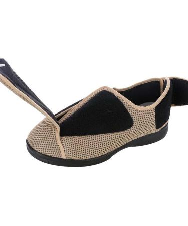 LEEWE Comfortable Diabetic Sandals for Swollen Feet Hallux Valgus Arthritic Pain - Yellow (Size 40) - Buy Online on GoSupps.com