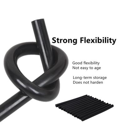 Hot Melt Glue Stick Set of 12 Professional Hair Extensions Keratin Gun Bond Stick Glue Hair Extension Wig Hot Melt Glue Stick Stickers Hair Styling Tool(Nero) - Buy Online on GoSupps.com