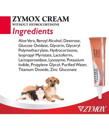 ZYMOX Veterinarian Strength Topical Cream for Dogs and Cats 1oz by Pet King Brands - Buy Online on GoSupps.com
