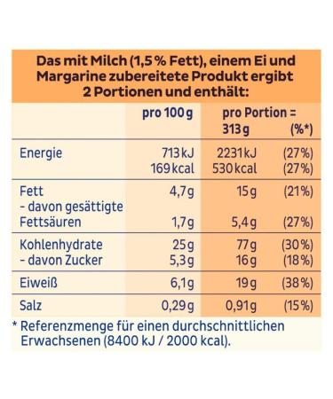 Dr. Oetker Pancakes 190g - Quick & Easy Classic Dessert Mix for Irresistible Pancakes | International Shipping Available - Buy Online on GoSupps.com