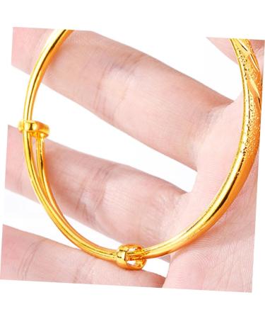 COLLBATH 1pc Bracelets Bridal Cuff Bracelet Cuff Bangle Fashion Bracelet Push and Pull Copper Bracelet Woman - Buy Online on GoSupps.com