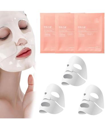 Katslyn Bio-Dance Collagen Mask Overnight Bio Collagen Face Mask Bio-Collagen Real Deep Mask Collagen Glow Mask Deep Moisturizing Sleeping Mask Suitable for All Skin Types (3 Pieces)