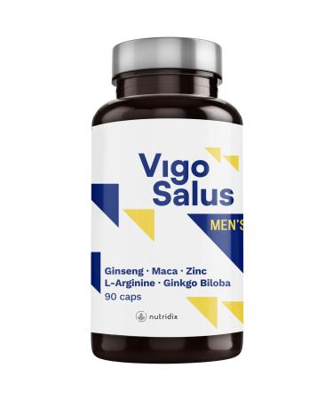 TESTOSTERONE HOMME Booster - Endurance + Puissant + nergie + Musculation - Maca Tribulus Ginseng L Arginine Ginkgo Biloba et Zinc - Haute Dose + Vigueur + Libido - 90 Capsules