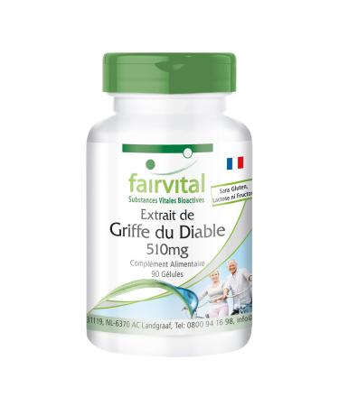 Fairvital | Devil's Claw Extract 510mg 90 capsules Harpagophytum vegetarian