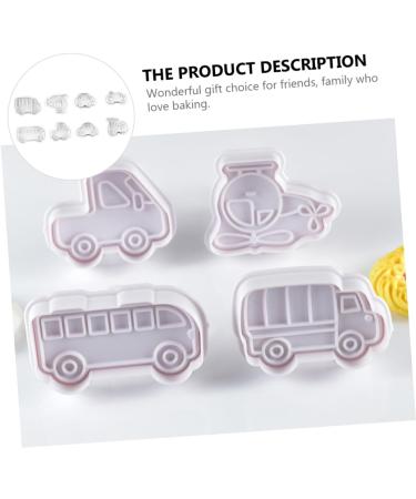 Alipis 16 Pcs Vehicle Biscuit Mold Complementary Food Accessories 7X4X0.5CMx2pcs Assorted Colorx2pcs - Buy Online on GoSupps.com