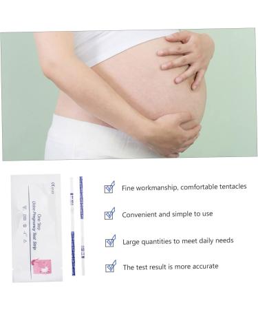 FRCOLOR 50pcs Early Pregnancy Test Strips Pruebas De Embarazo Pregnancy Testing Supply Midstream Test Stick Pregnant Test Supplies Cow High Precision Pregnancy Tests Plastic Pregnant Woman - Buy Online on GoSupps.com