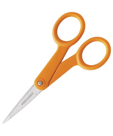 Fiskars 94817797 Micro-Tip Scissors, 5 Inch, Orange - Buy Online on GoSupps.com