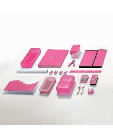 3 Hole Punch Pink  Portable Hole Puncher for 3 Ring Binder  5 Sheets Capacity  Removable Chip Tray  10  Ruler for School  Office  Also Available in Purple  Blue  Green  Red  Grey  1 Pc-by Enday - Buy Online on GoSupps.com
