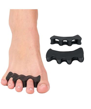 Toe Spacers Soft Gel Toe Spacers to Correct Toes Toe Separator for Overlapping Toes Toe Corrector Toe straighteners for Bent Toes Toe Straightener for Men and Women